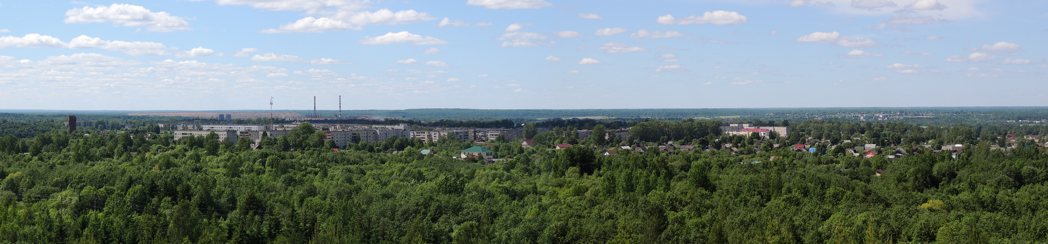 Панорама Бокситогорска