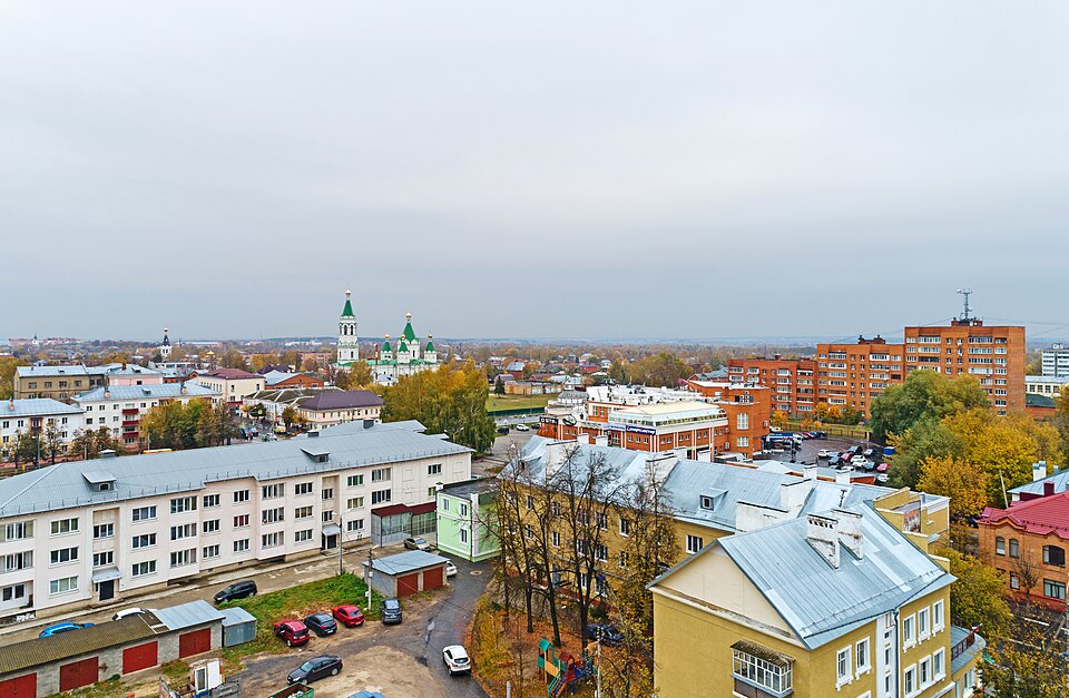 Архивный городской вид Егорьевска