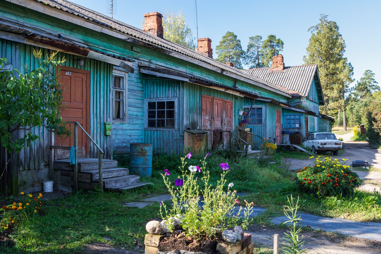 Архивный городской вид Каменногорска