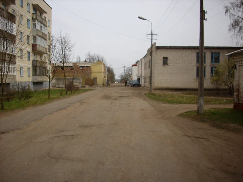 Невель: вид с улицы Комсомола