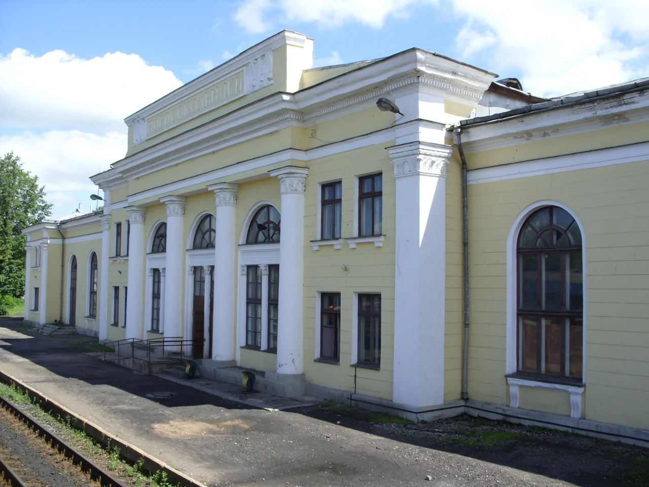 Новосокольники, архивный городской вид