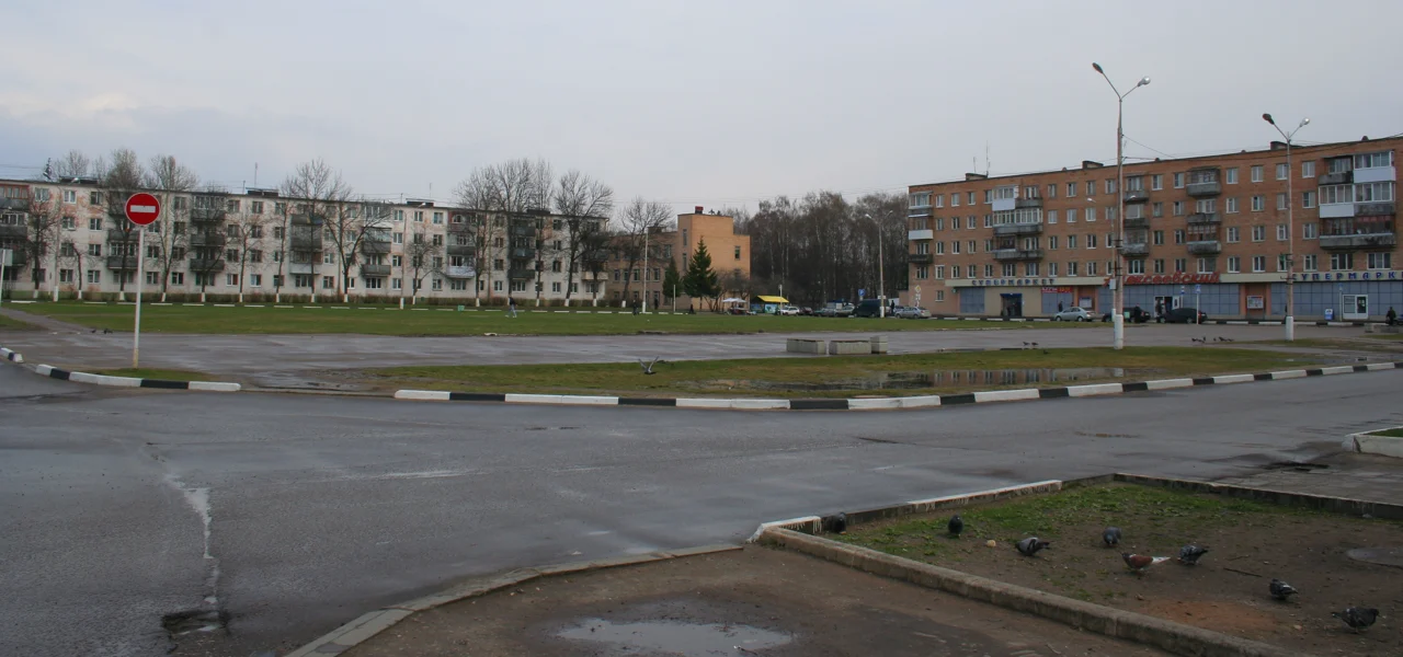 Центральная площадь в Пересвете, архивный вид