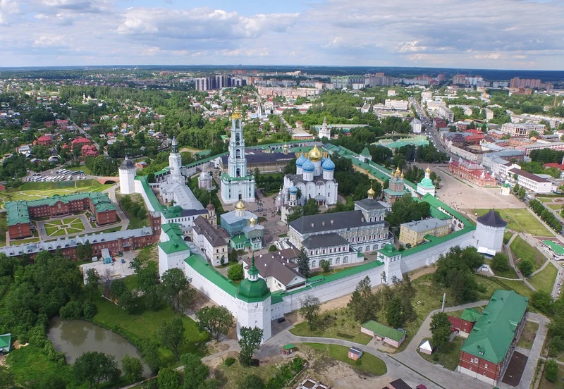 Троице-Сергиева лавра и панорама Сергиева Посада