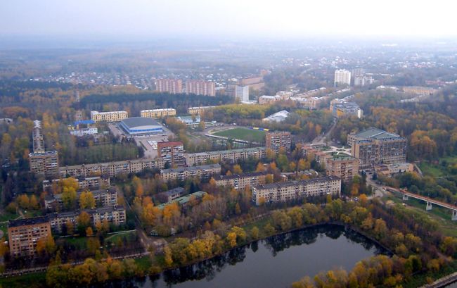 Панорама Воскресенска, Московская область